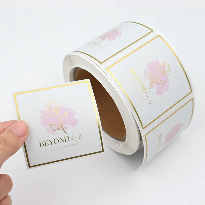Luxury Skincare Jars - ฉลากเครื่องสำอางหรูหราแบบกำหนดเอง｜สติกเกอร์ BOPP ปั๊มฟอยล์ทอง｜ฉลากบรรจุภัณฑ์ผลิตภัณฑ์บำรุงผิวสำหรับกระปุกบัตเตอร์ทาตัวและครีมบำรุงผิวหน้า