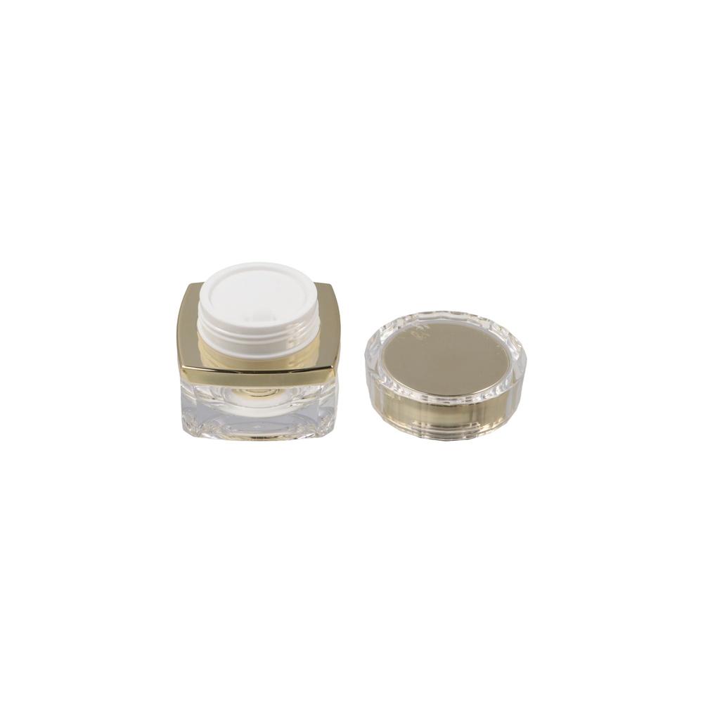 Luxury Skincare Jars - ขวดรีฟิล กระปุกครีมบำรุงผิวหน้าสุดหรู สีทอง-ม่วง 5-50 กรัม กระปุกเครื่องสำอางเปล่า