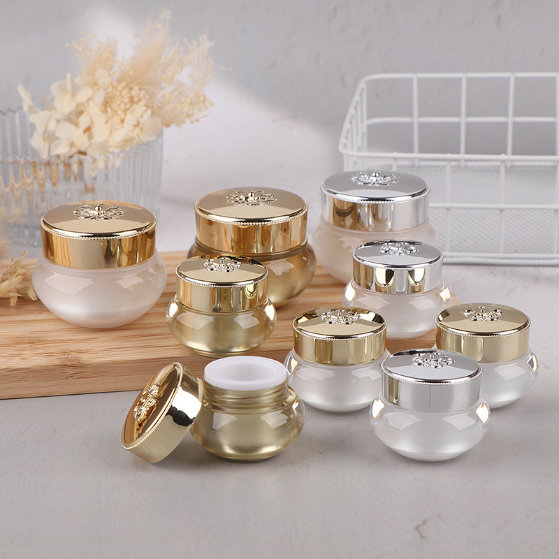ขวดครีมอะคริลิคแบบเติมได้ ขนาด - Luxury Skincare Jars บทวิจารณ์และราคา