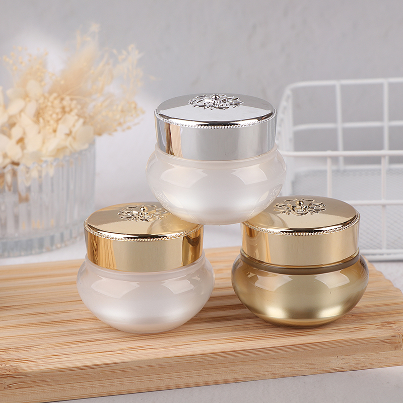ขวดครีมอะคริลิคแบบเติมได้ ขนาด - Luxury Skincare Jars บทวิจารณ์และราคา