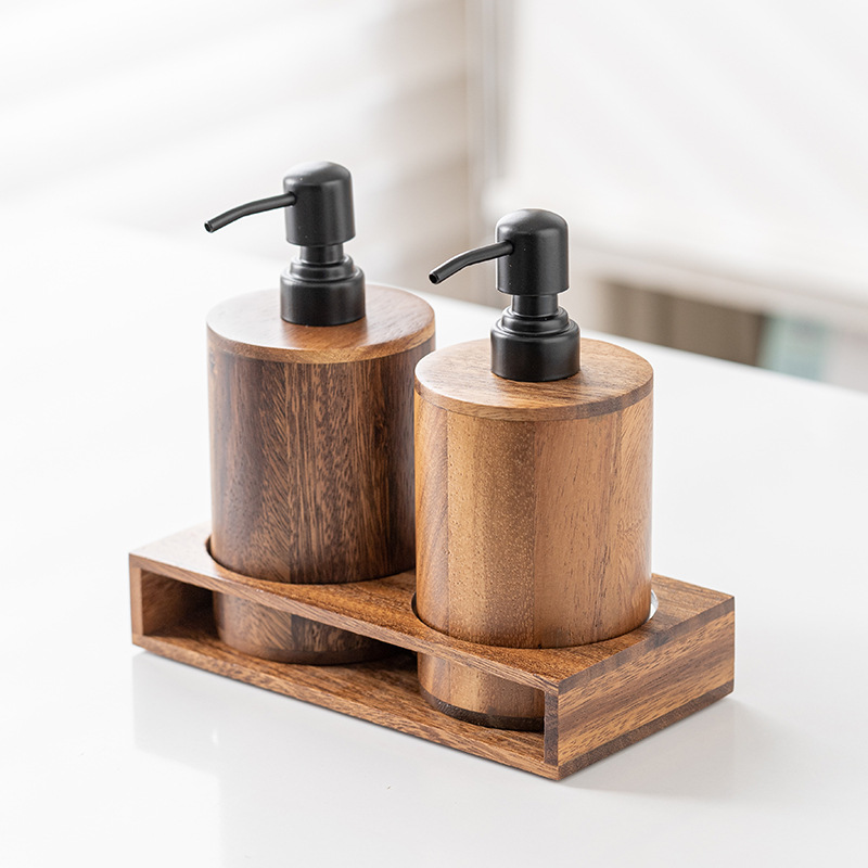ขวดเปล่าแบบกดทำจากไม้วอลนัทสำห - Luxury Skincare Bottles บทวิจารณ์และราคา