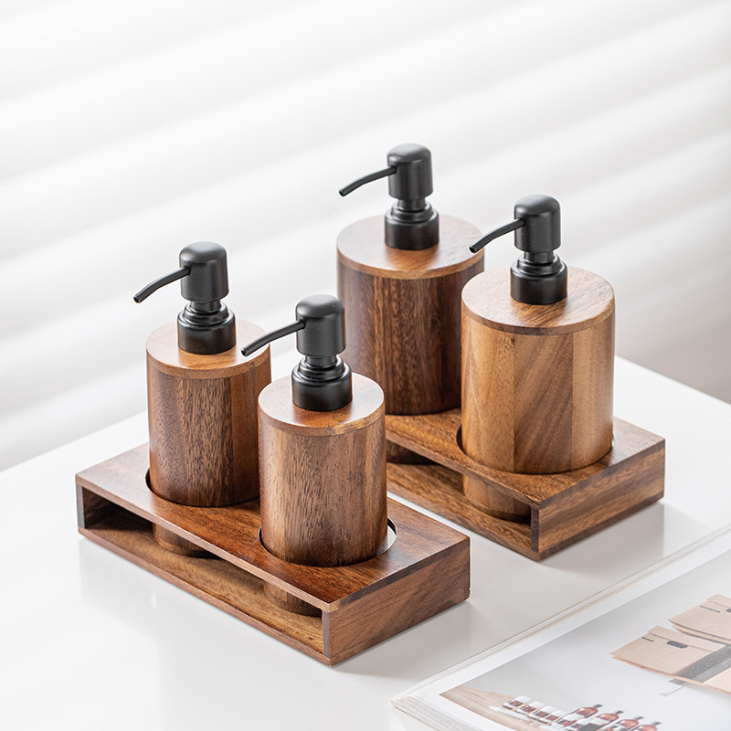 ขวดเปล่าแบบกดทำจากไม้วอลนัทสำห - Luxury Skincare Bottles บทวิจารณ์และราคา