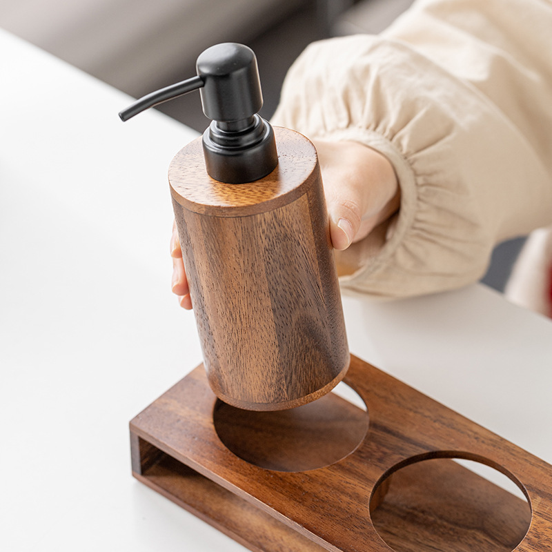 ขวดเปล่าแบบกดทำจากไม้วอลนัทสำห - Luxury Skincare Bottles บทวิจารณ์และราคา