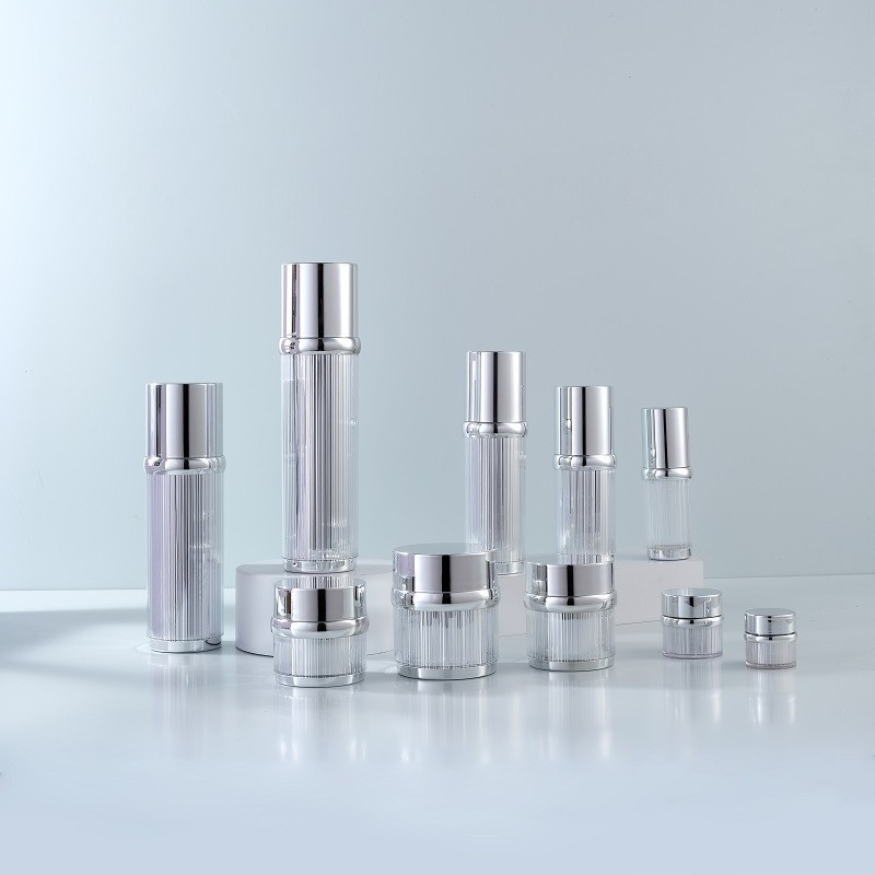 ขวดอะคริลิคสีเงินแบบหรูหราขนาด - Luxury Skincare Jars บทวิจารณ์และราคา