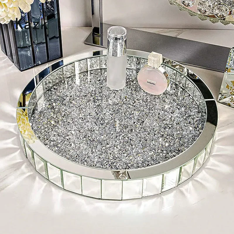 หรูหราเพชรฝังถาดเก็บแก้วตกแต่ง - Luxury Skincare Bottles บทวิจารณ์และราคา