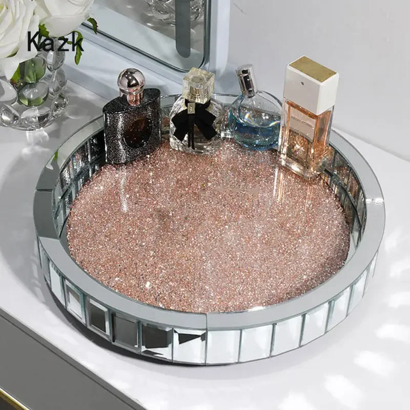 หรูหราเพชรฝังถาดเก็บแก้วตกแต่ง - Luxury Skincare Bottles บทวิจารณ์และราคา