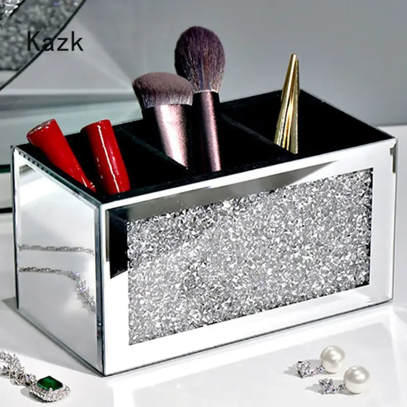 หรูหราเพชรฝังถาดเก็บแก้วตกแต่ง - Luxury Skincare Bottles บทวิจารณ์และราคา