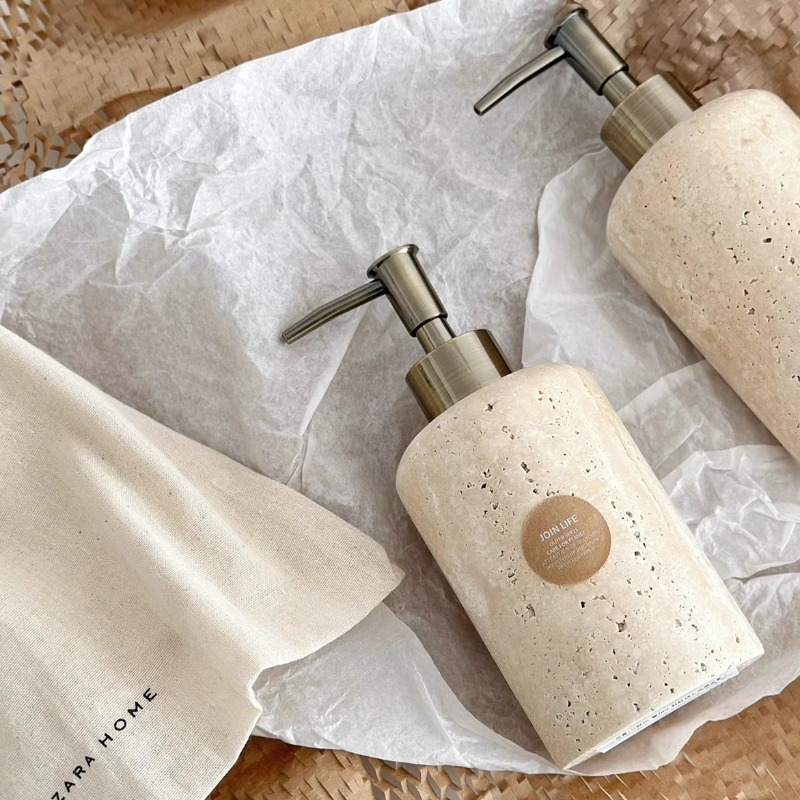 เครื่องจ่ายโลชั่นหินธรรมชาติ,  - Luxury Skincare Jars บทวิจารณ์และราคา